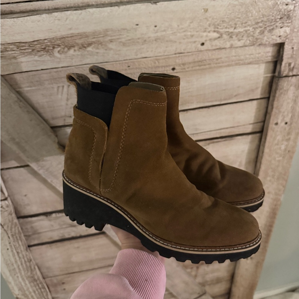 Dolce Vita Tan Ankle Booties